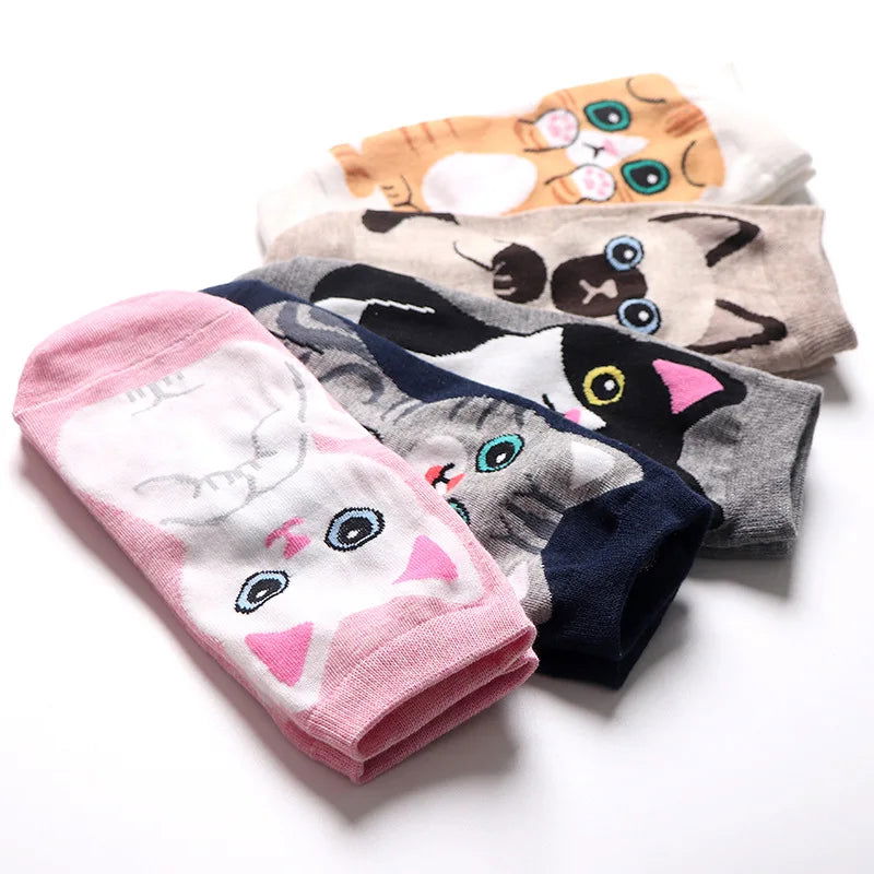 Chaussettes Kawaii Chat Pack 5 