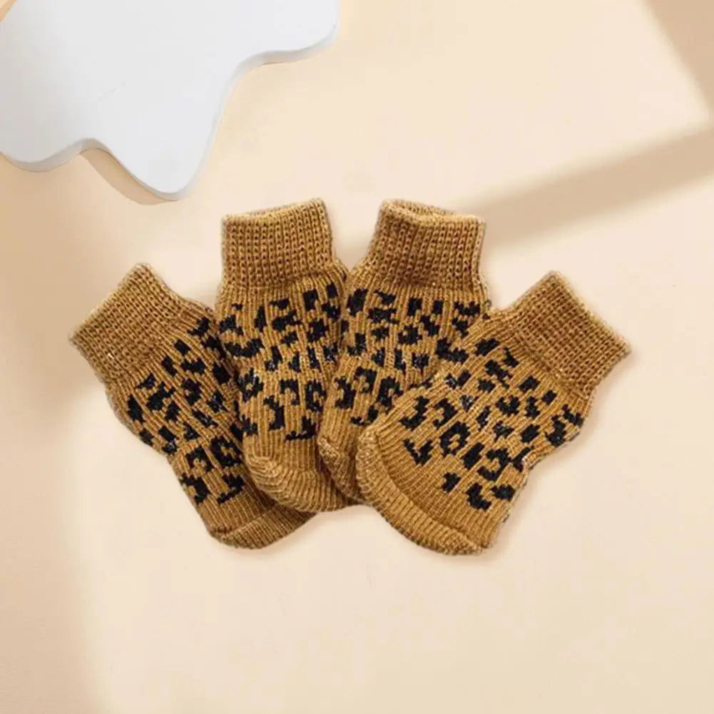 Chaussettes Léopard pour Chien 