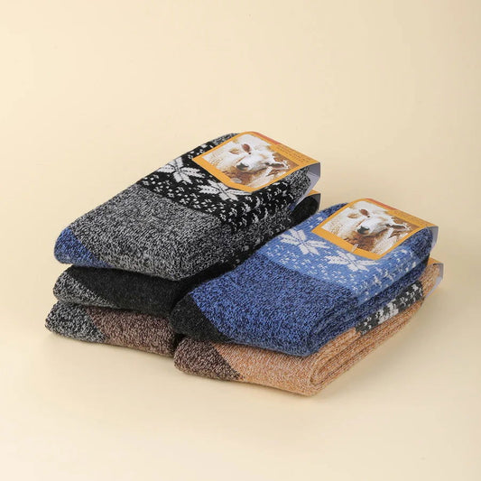 Chaussettes Longues en Laine Pack 5 