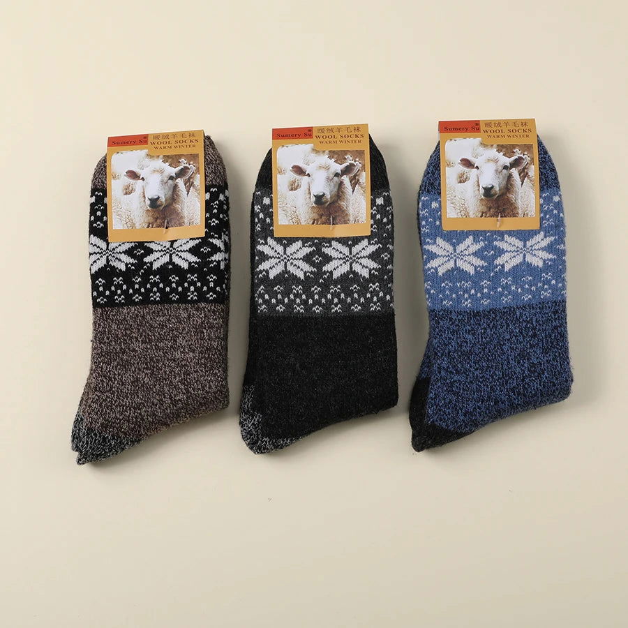 Chaussettes Longues en Laine Pack 5 