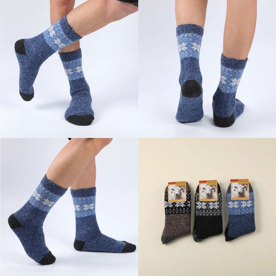 Chaussettes Longues en Laine Pack 5 