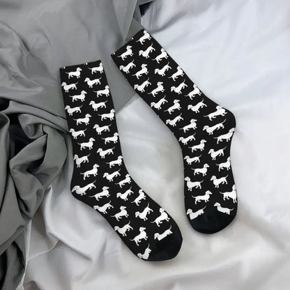 Chaussettes Noires Chien Teckel 