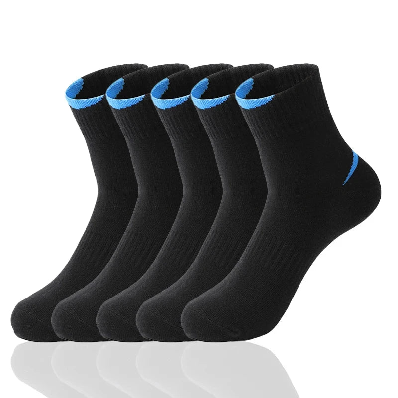 Chaussettes Noires Décontractés Pack 5 