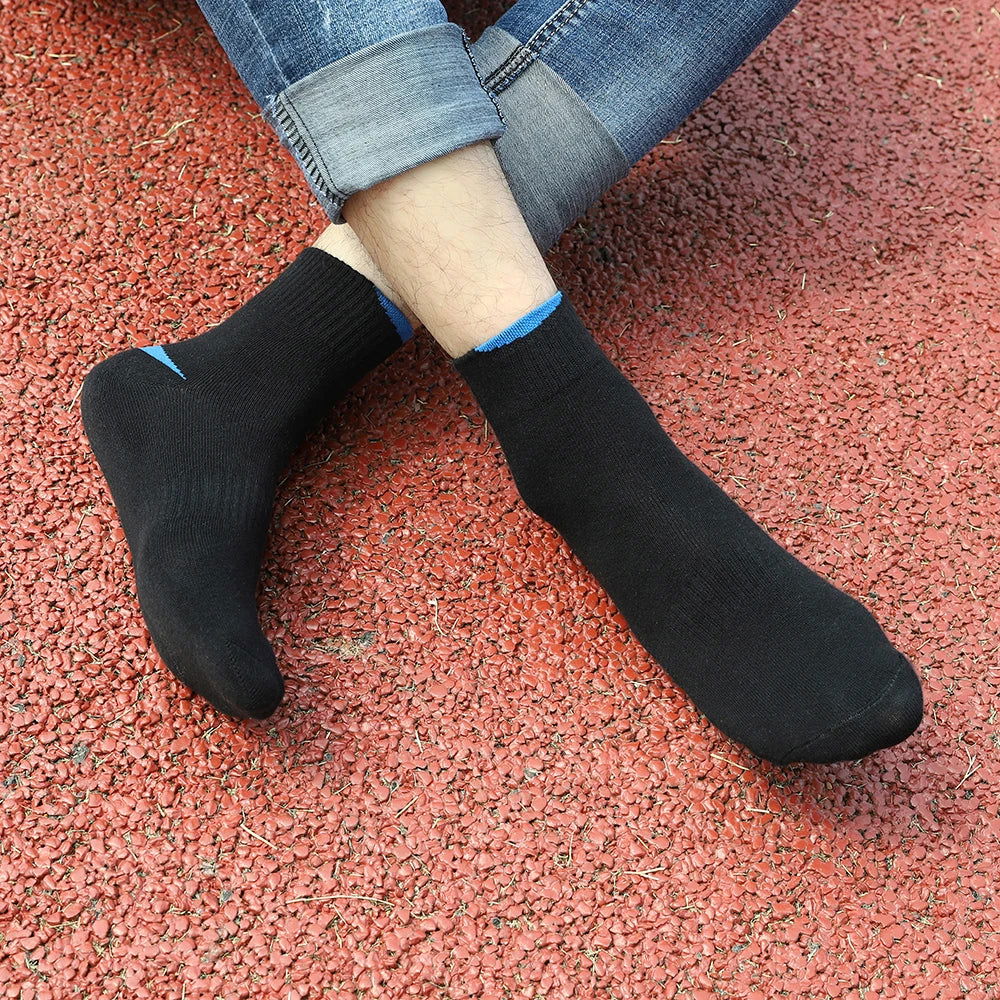 Chaussettes Noires Décontractés Pack 5 