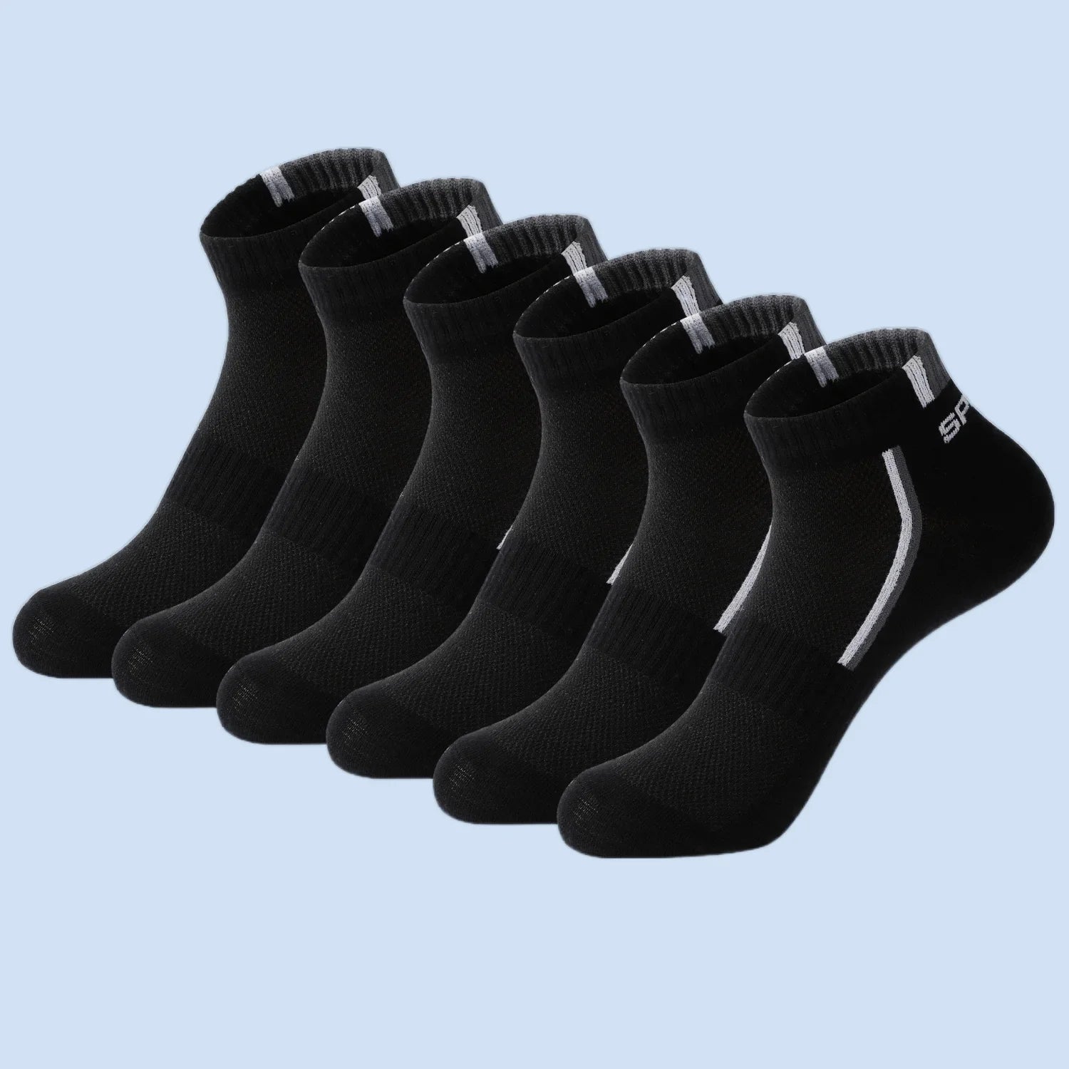 Chaussettes Noires en Coton 