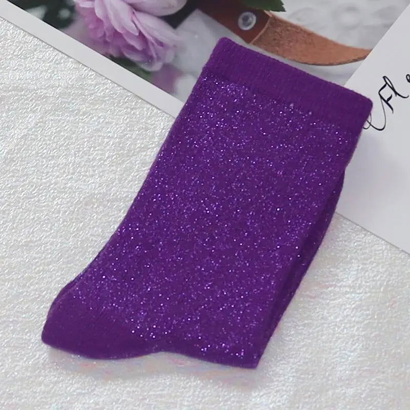 Chaussettes Paillettes pour Femme 