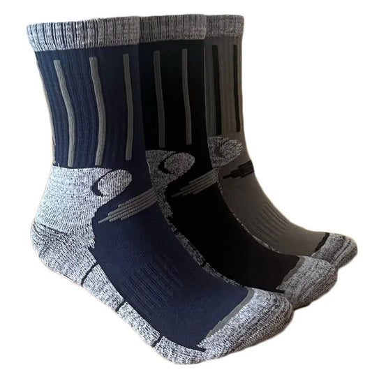 Chaussettes Randonnée Antidérapantes Pack 3 