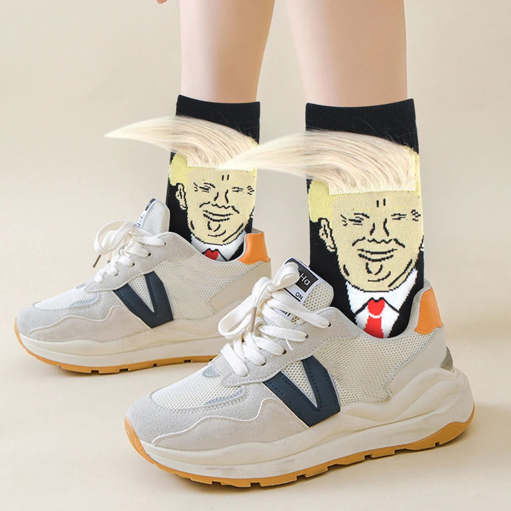 Chaussettes Rigolotes Donald Trump 