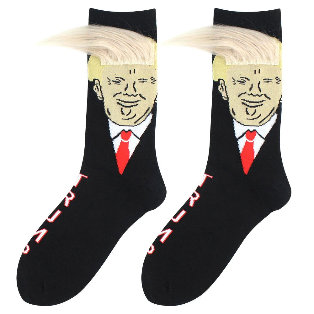 Chaussettes Rigolotes Donald Trump 