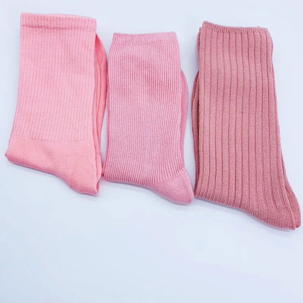 Chaussettes Rose pour Femme Pack 3 