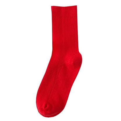 Chaussettes Rouges en Coton 