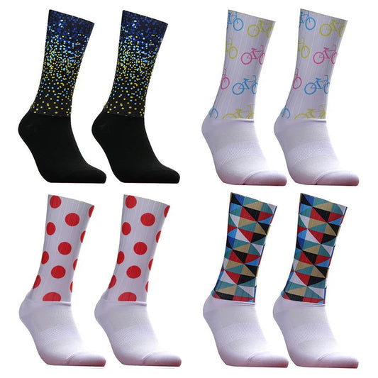 Chaussettes Vélo avec Motifs 