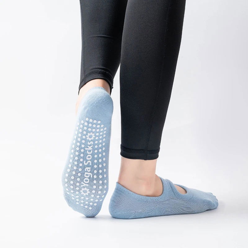 Chaussettes Yoga Ouvertes Antidérapantes 