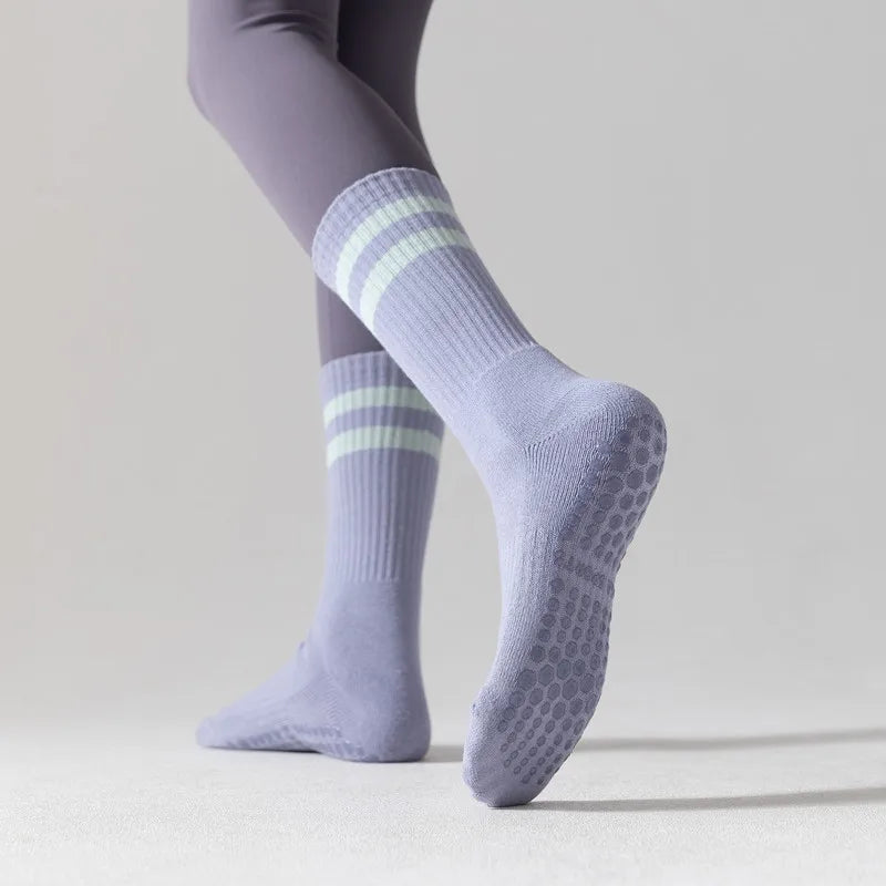 Chaussettes Yoga en Coton Épais 