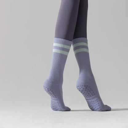 Chaussettes Yoga en Coton Épais 