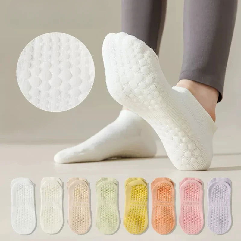 Chaussettes Yoga en Maille Respirante 