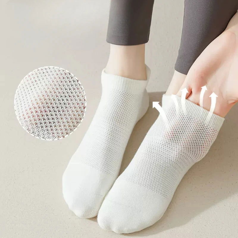 Chaussettes Yoga en Maille Respirante 