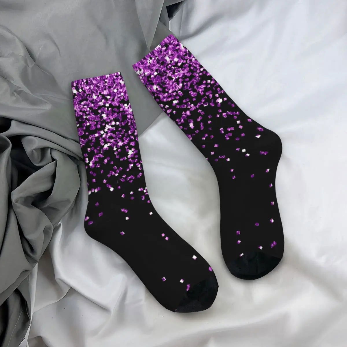 Chaussettes à Paillettes Viollettes 