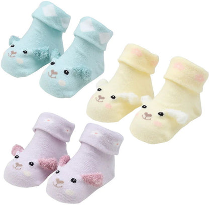 Chaussettes de Naissance Antidérapantes 