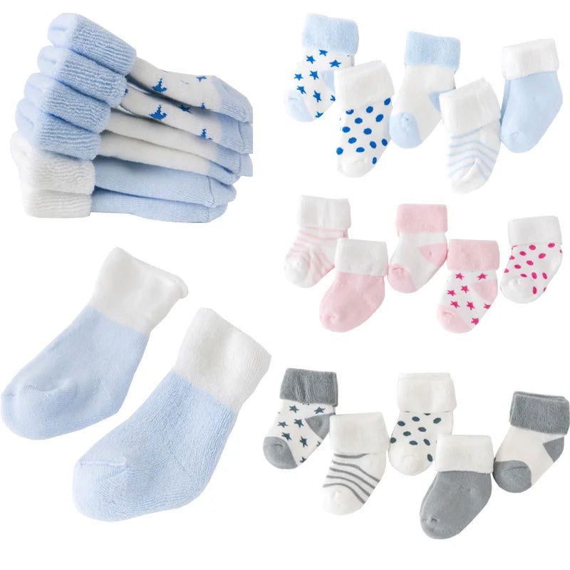 Chaussettes de Naissance Pack 5 