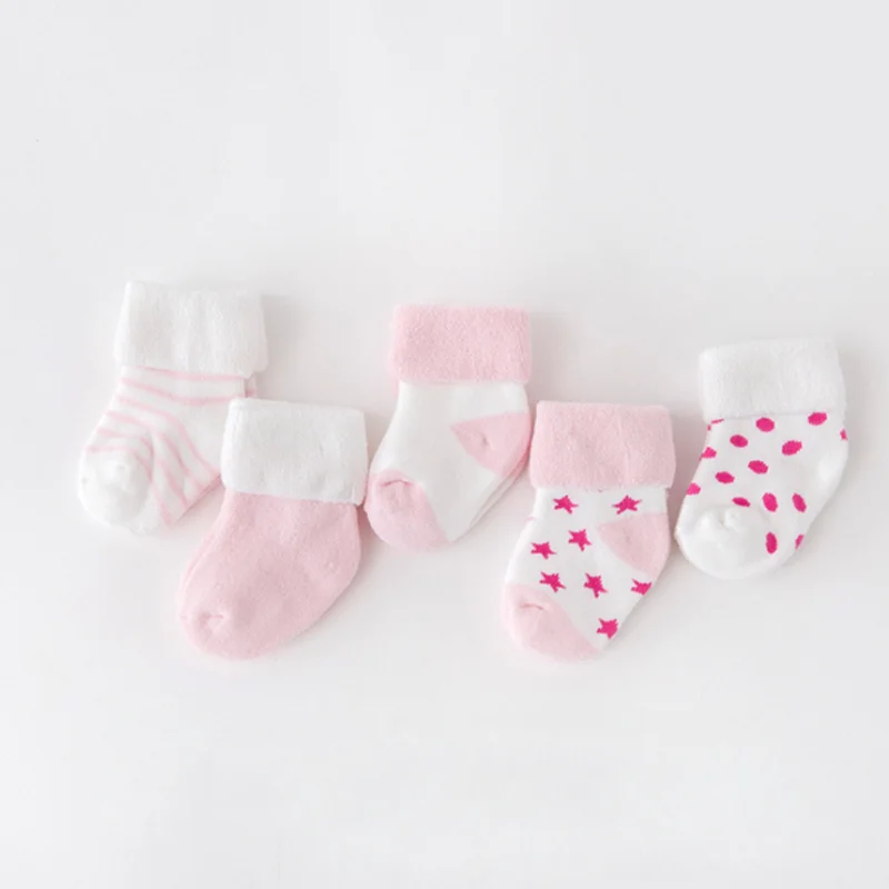 Chaussettes de Naissance Pack 5 