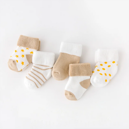 Chaussettes de Naissance Pack 5 