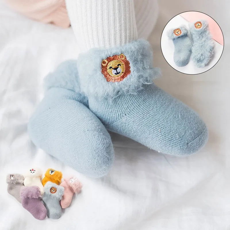 Chaussettes de Naissance en Laine 