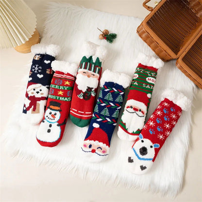 Chaussettes de Noël Ourson pour Enfant 