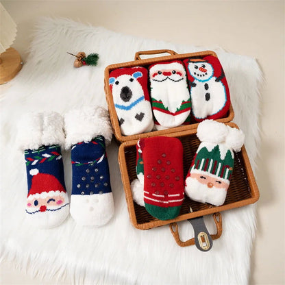 Chaussettes de Noël Ourson pour Enfant 