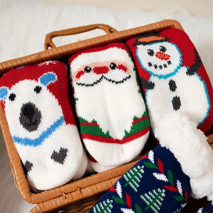 Chaussettes de Noël Ourson pour Enfant 