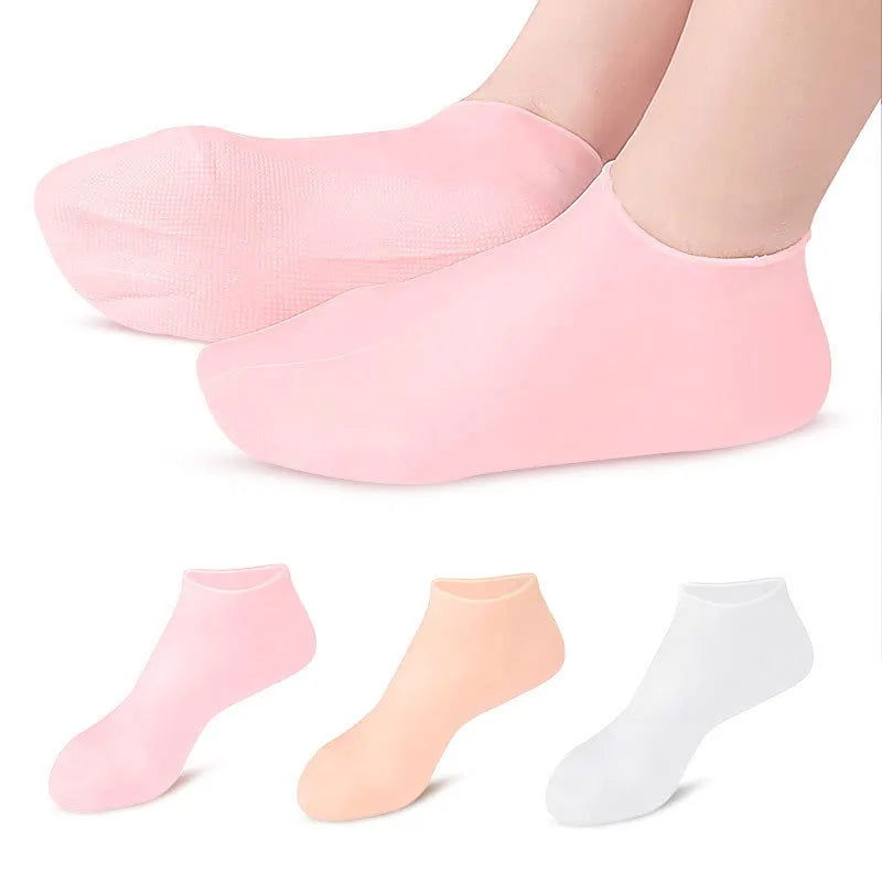 Chaussettes en Silicone Hydratantes Extensibles 