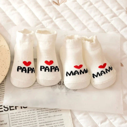 Chaussettes pour Bébé Papa et Maman 