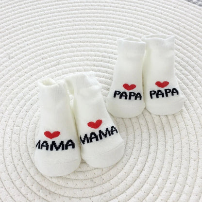 Chaussettes pour Bébé Papa et Maman 