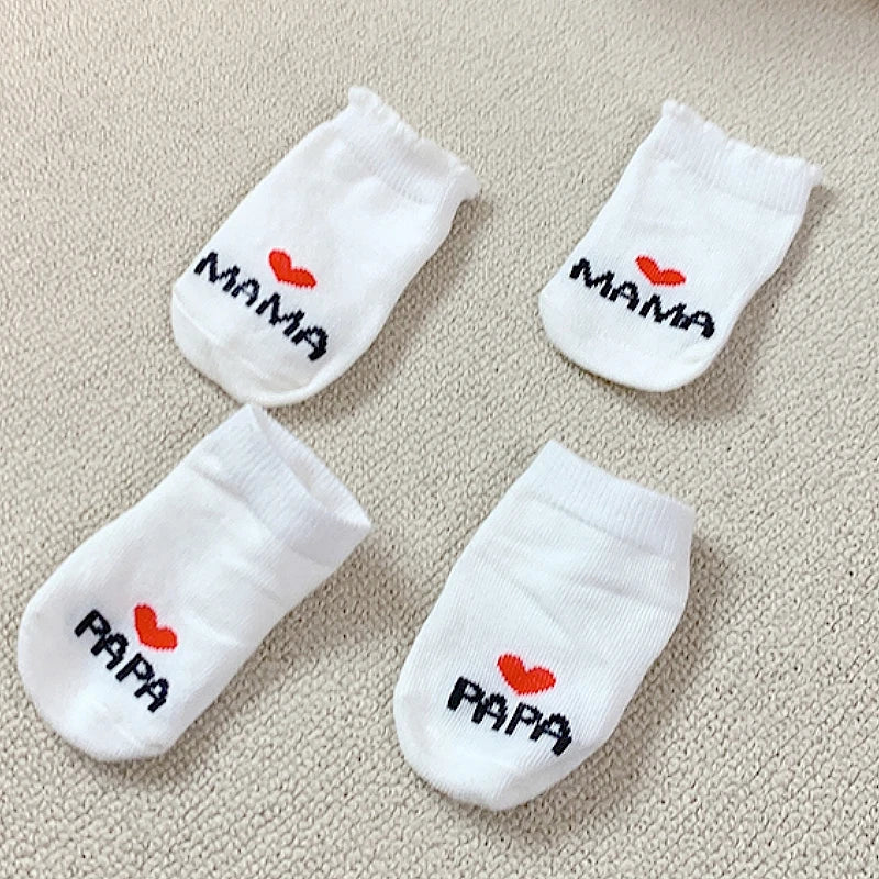 Chaussettes pour Bébé Papa et Maman 